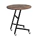 VASAGLE Mobile End Side Snack Table for Living Room, Balcony, Wood Look Accent Furniture with Metal Frame, Easy Assembly