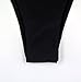 RELTANGL Women's Bikini Halter Top Tie Side Bottom Swimwear Bikini Set,Black, Large