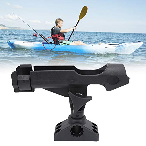 RiToEasysports Angelhalter ABS 360 Grad drehbar Verstellbarer Fischerbootrutenhalter für Kanu-Angelruten-Rutenhalter – Bild 8