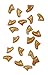 Purrdy Paws 40 Pack Soft Nail Caps for Cat Claws Gold Holographic Glitter Large