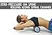 Foam Roller For Muscles by Live Infinitely-17” x 5”- Features First Ever Unique Spinal Channel- Made From High Density EVA Foam & ABS Inner Core- Best Deep Tissue Massager Plus eBook (Black)
