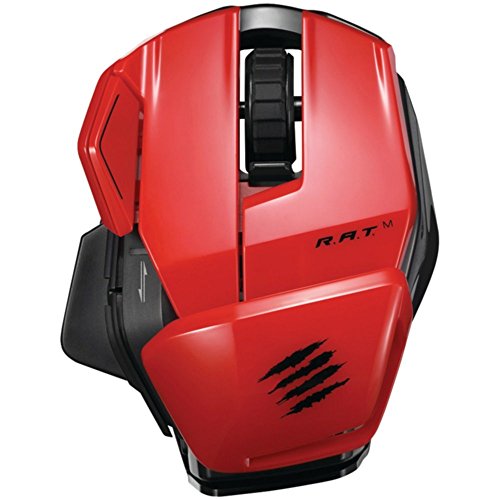 MADCATZ MCB437170013/04/1 Office R.A.T.(TM) M Wireless Mobile Mouse (Red) Electronics Computers Accessories