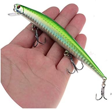 Fishing Lures 12.5cm/12.4g Minnow 6 Color Select Hard Bait Crankbait Wobbler Tackle