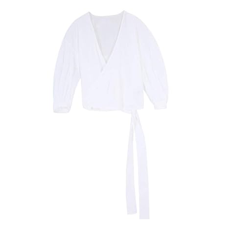 camisa cruzada mujer