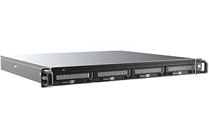 TERRAMASTER U4-500 NAS Storage - 4Bay Core i3 1215U Ultra-Short 1U Rackmount NAS, 8GB DDR5 RAM, Dual 10GbE Ports, Network Att