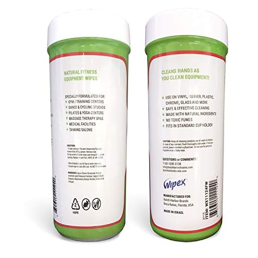 Wipex Gym Equipment Cleaner Gym Wipes - 75ct Yoga Mat Wipes & Workout Equipment Cleaner Wipes for Personal Use - Fitness… - Image 3