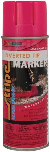 Seymour 16-679 Stripe Water Base Inverted Tip Marker, Pink Fluorescent
