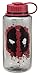 Vandor Marvel Deadpool 32 Ounce Tritan Water Bottle, Red/Black