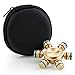 LEDLampsWorld Brass Fidget Spinner Toy with Stainless Steel Bearings Grow in Dark, 6 Sided Anti Fidgets Spinners Toys