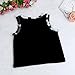 FEITONG 1Set Newborn Toddler Baby Infant Boys Girls Outfit Vest Tops+Shorts Clothes (Age:0-12M, Black)