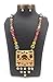 Satyam Kraft Women's Traditional Meenakari Multi Pearl Two Sided Wearable(Random Pendant),Reversible Necklace S Standard Multicolor