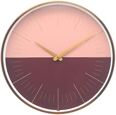 Amazon Com Comodo Casa Reloj De Pared Con Marco De Metal Y