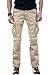 100% Cotton Mens Classic Cargo Trousers Wild Cargo Work Pants Khaki Cargo Pants Size 32
