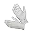 Sankuwen 1pair Guard Parade Santa Men White Formal Gloves