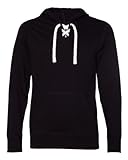 J. America - Sport Lace Jersey Hooded Pullover T-Shirt - 8231