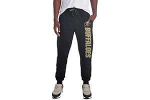 CAMPUS LAB Officially Licensed Jogger Sweatpants Unisex for Men & Women with Pockets Collegiate Team Logo Black Collection