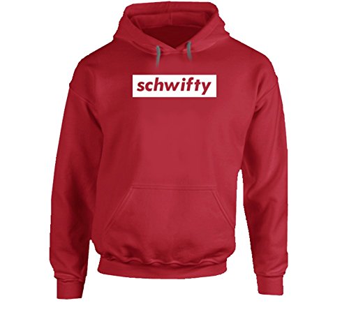 Supreme - Schwifty Hoodie M Red