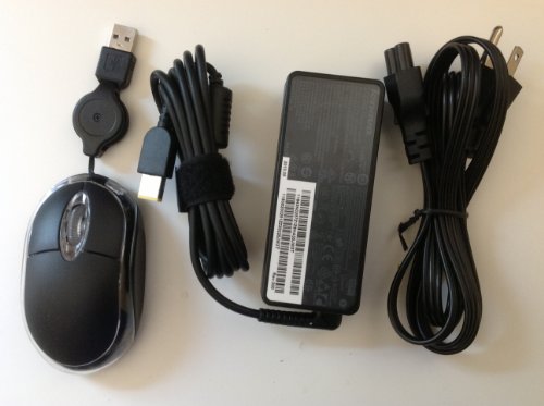 Original Lenovo 20V 3.25A 65W Adapter For Lenovo IdeaPad U430 Touch Series Ultrabook Model Number: Lenovo IdeaPad U430 Touch, Lenovo IdeaPad U430 Touch 59399722, Lenovo IdeaPad U430 Touch 59407547, Bundle - 3 items: AC Adapter, Power Cord and ElecPower Optical Mouse - Grey. 100% Compatible with Lenovo P/N: 0A36258, 36200251, ADLX65NLC3A, ADLX65NDC3A, ADLX65NDT3A, ADLX65NDC3, ADLX65SLC2A, 36200249, 36200288, 36200253, 36200292, 0A36271, 45N0321, 45N0322, 45N0313, 45N0314, 0C19868, ADP-65FD B, PA-1650-72, 0B47455.