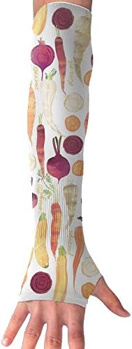 Vegetables Carrots Parsnip Beetroot Sun Protection Arm Cooling Sleeve UV Protection Cooling Or Warmer Arm Sleeves For Men Women Kids