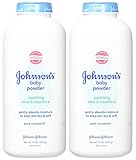 Johnson's Baby Powder, Soothing Aloe & Vitamin E, 15 Ounce (Pack of 2) by Johnson's Baby