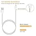 iPhone Charger Cable, 4Pack 6ft 8Pin USB Charging & Syncing Cord for iPhone X 8 7 6s 6 plus SE 5S 5C 5 iPod iPad Mini Air Pro(White)