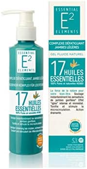 E2 Cooling Complex for Heavy Legs - 17 Essential Oils Natural Gel Lotion