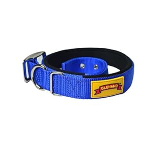 Glenand Padded Collar Blue, Medium, 1 Inch, 100 Grams