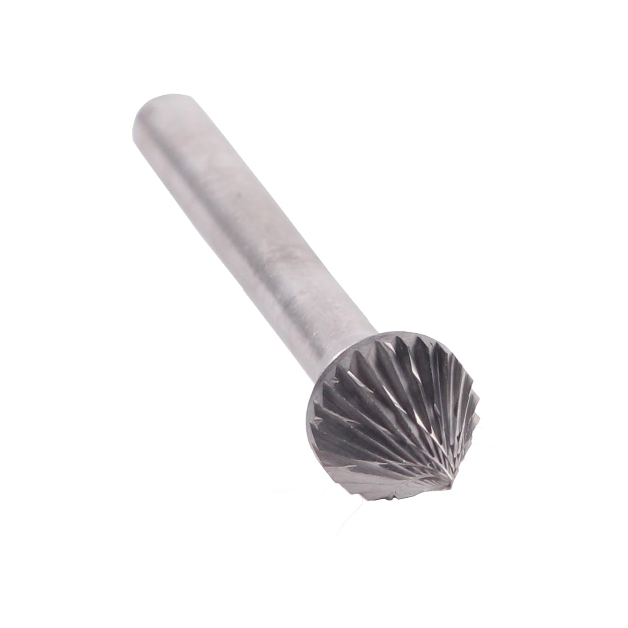 Drill America SJ-5 Carbide Burr/Rotary File 60 Degree Included Angle Double Cut for Die Grinder 1/2" Dia. x 7/16" Cut Length with 1/4" Shank and 2-5/16" Overall Length, DUL Series