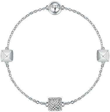 My Jewellery Story MYJS Remix Collection Pave Spike with Swarovski Crystals Rhodium Plated