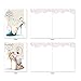 The Best Card Company - 10 Blank Note Cards for Women (4 x 5.12 Inch) - Assorted Fashion Greeting Cards for All Occasions - Catitude Shoes M3324