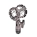 Bestshoot Microphone Shock Mount Universal Holder Clip + Hot Shoe Adapter for Condenser Shot gun Mic D230, ME66, NTG-2,NTG-1, AT-875R Neewer NW-81(1Pack)