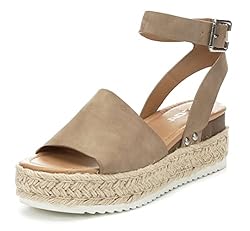 SODA Topic Casual Espadrilles Trim Rubber Sole