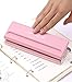 Chris.W Adjustable 6-Hole Punch for A5, Personal, Pocket Planner Inserts, 6 Sheet Capacity - 5.5mm Hole Diameter(Pink)