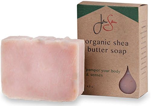 Rose Petals Natural Organic Shea Butter Moisturizing Soap Bar - Handmade with Essential Oils