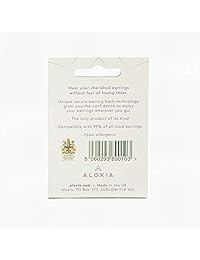 Paquete de 2 pares de pendientes con megaajuste trasero de LOX™.