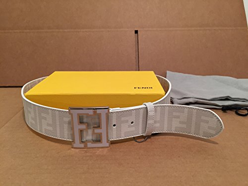 fendi zucca belt white