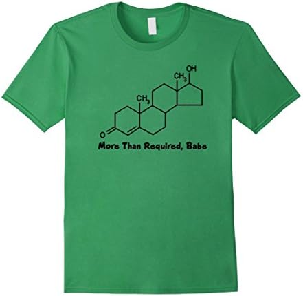 Mens Men Testosterone Male Sex Hormone Steroid Muscle Man t-shirt Medium Grass