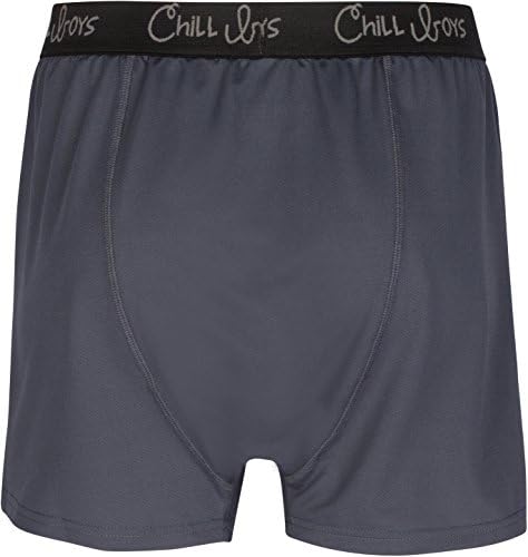 Chill Boys Comfortable Cool Mens Boxers, Breathable Underwear, Soft Quick-Dry Boxer Shorts