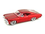 1967 Chevy Impala SS, Red - Jada Toys Bigtime Muscle 96287 - 1/24 scale Diecast Model Toy Car (Brand New, but NO BOX)