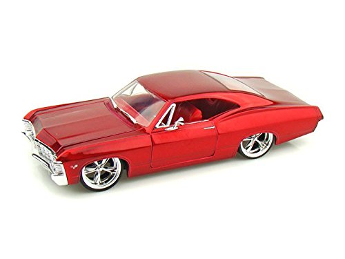 1967 Chevy Impala SS, Red - Jada Toys Bigtime Muscle 96287 - 1/24 scale Diecast Model Toy Car (Brand New, but NO BOX)