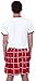 Rowdy Piper T-Shirt and Kilt Costume Set (Adult X-Large) White, Red