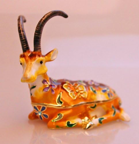 Deer Jewelry Holderdeer Spend Foot Shape Promo Gifts for Promotional Gift Charm Contemporary Jewelry Box (Floral)