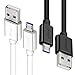 Micro USB Cable,2Pack Extra Long Android Charger Cable 10Ft 6Ft,Durable Fast Phone Charger Cord Android USB Charging Cable for Samsung Galaxy S7 S6 S7 Edge S5,Note 5 4,LG G4,HTC,PS4,Camera,MP3 primary