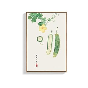 Framed Canvas Wall Art for Living Room, Bedroom Chinese Traditional Lucky Pattern Canvas Prints for Home Decoration Ready to Hanging - 16x24 inches