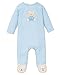 Little Me Baby-Boys Newborn Cute Bear Footie, Light Blue, 6 Months