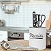 Farmhouse Utensil Holder - Perfect For Large Cooking Tools Like Spatulas - Retro Kitchen Utensil Holder Adds A Unique Vintage Decor Style To Every Kitchen