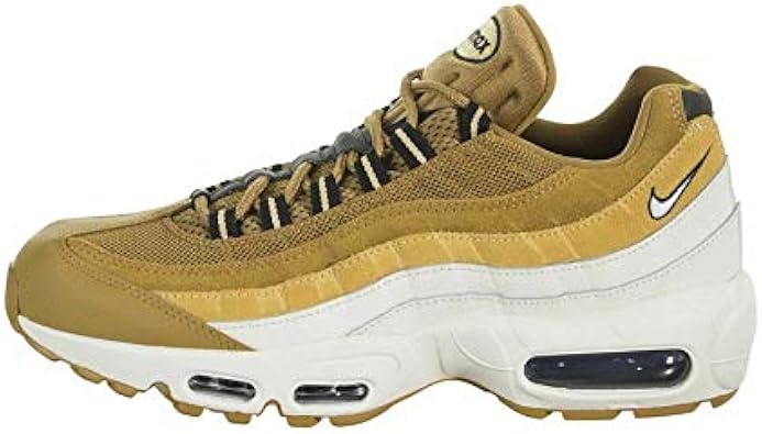 gold and black running shoes