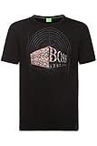 Hugo Boss Mens Tee Flag 3 Black L