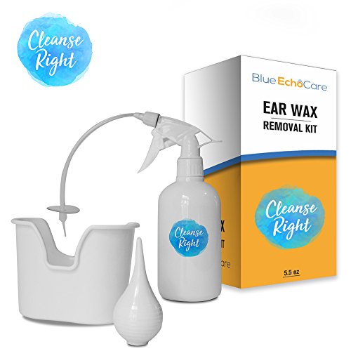 Cleanse Right Ear Wax Removal Kit- 20 Disposable Tips! with Wash Basin and Syringe - Safe and Easy to Use