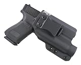 Fierce Defender TLR1 Compatible Glock 19 23 32 IWB Kydex Holster The Winter Warrior Series -Made in USA- GEN 5 Compatible (Black)